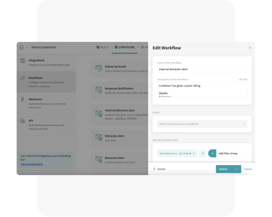 Trigger Instant Actions Based on Feedback Trigger Instant Actions Based on Feedback